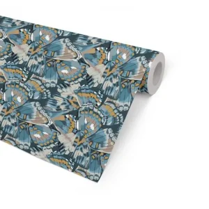 Presentpapper 57cmx154m Bluewings