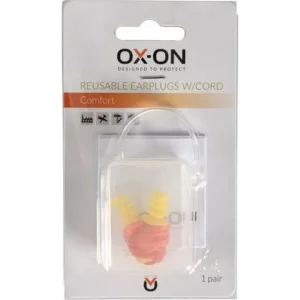Öronpropp OX-ON Comfort med snöre 1 par