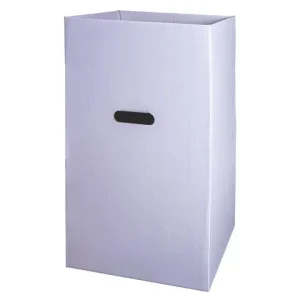 Papperskorg well 380x350x740mm vit
