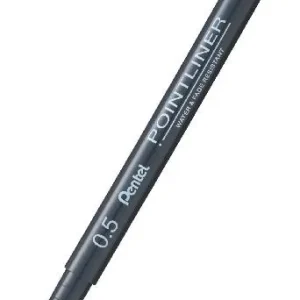 Fineliner PENTEL Pointliner 0,5mm svart