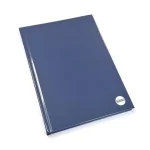 Anteckningsbok inbunden A4 linjerad blå