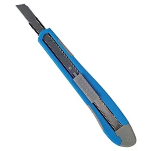 Brytkniv LYRECO 9 mm blå