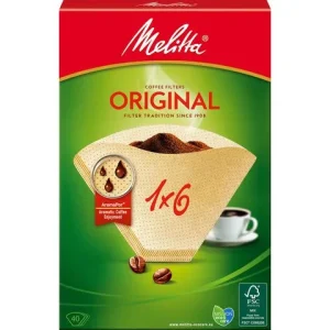 Kaffefilter 1X6 oblekta 40/fp