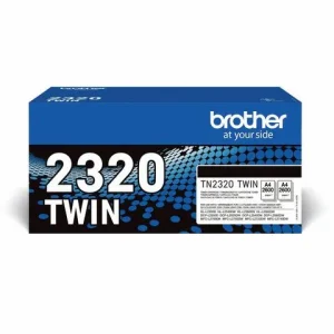 Toner BROTHER TN2320 2x2,6K svart 2/fp
