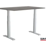 Bord SUN-FLEX VI höj/sänk 120x80 vit/grå