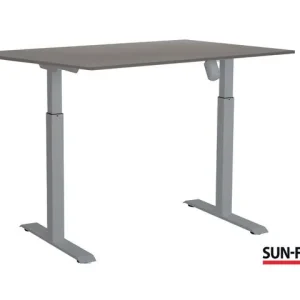 Bord SUN-FLEX I höj/sänk 140x80 grå/grå