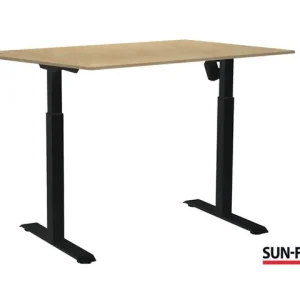 Bord SUN-FLEX II höj/sänk 140x80 sva/bjö