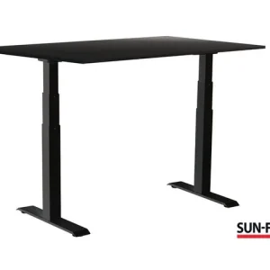 Bord SUN-FLEX VI höj/sänk 140x80 sva/sva