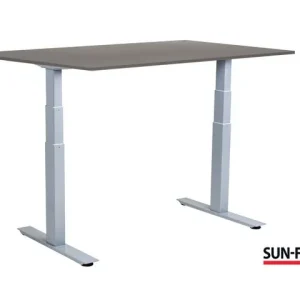 Bord SUN-FLEX VI höj/sänk 160x80 grå/grå