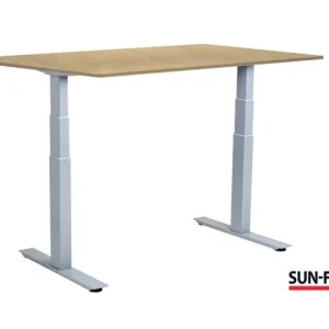 Bord SUN-FLEX VI höj/sänk 160x80 grå/bjö