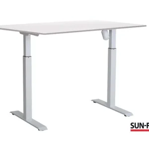Bord SUN-FLEX II höj/sänk 160x80 vit/vit
