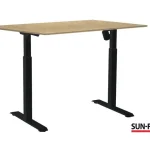 Bord SUN-FLEX I höj/sänk 160x80 sva/bjö