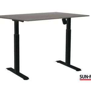 Bord SUN-FLEX II höj/sänk 160x80 sva/grå