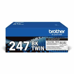 Toner BROTHER TN247BK 2x3K svart 2/fp