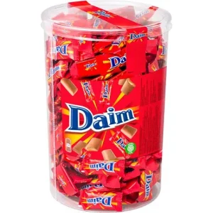 Choklad MARABOU Daim Mini Cylinder 2,5kg