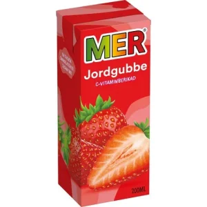Fruktdryck MER Jordgubb 20cl