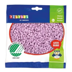 Rörpärlor pastell lila 6000/fp