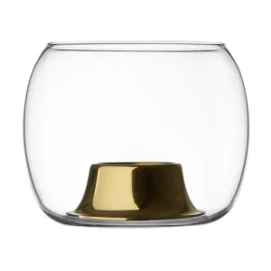Ljuslykta IITTALA Kaasa 141x115mm guld