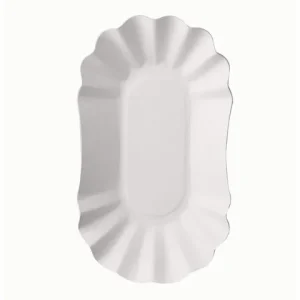 Tallrik PURE 105x175x30mm vit 250/fp