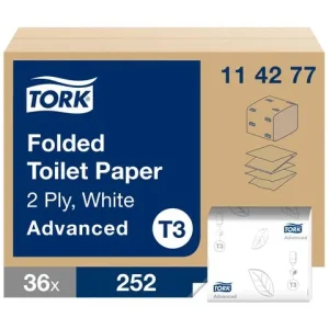 Toalettpapper TORK Adv T3 2-lag 252/fp