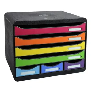 Blankettbox EXACOMPTA Harlequin 7 lådor