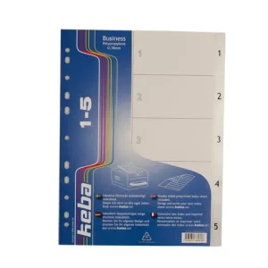 Plastregister KEBA A4 PP 1-5