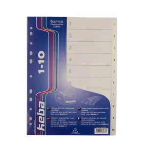 Plastregister KEBA A4 PP 1-10