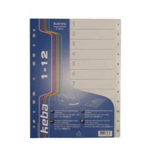 Plastregister KEBA A4 PP 1-12