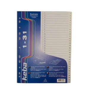 Plastregister KEBA A4 PP 1-31