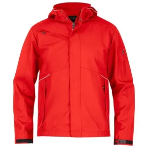 Softshelljacka TEXSTAR FJ80 röd XS