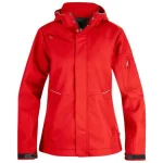 Softshelljacka TEXSTAR WJ80 dam röd XS