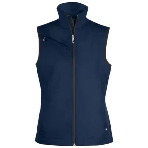 Softshellväst TEXSTAR WV79 dam marin XS
