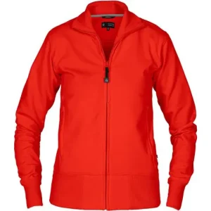Sweatjacka TEXSTAR WC04 dam röd XS