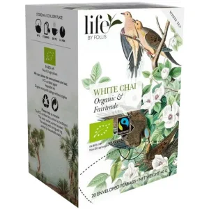 Te LIFE BY FOLLIS Vitt chai 20/fp