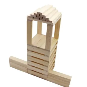 Byggklossar trä 12x2,5x0,8 cm 200st
