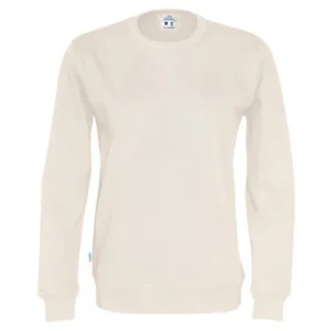 Sweatshirt Crew Neck hr GOTS offwh 4XL