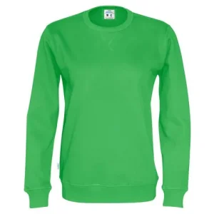 Sweatshirt Crew Neck hr GOTS grön M