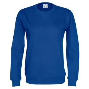 Sweatshirt Crew Neck hr GOTS royal M