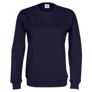Sweatshirt Crew Neck hr GOTS navy M