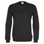 Sweatshirt Crew Neck hr GOTS svart M