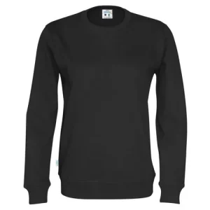 Sweatshirt Crew Neck hr GOTS svart M