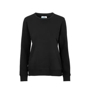 Sweatshirt Crew Neck dam GOTS svart M