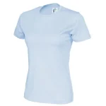 T-shirt COTTOVER dam GOTS himmelsblå M