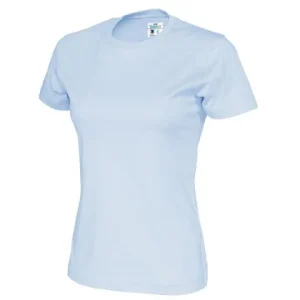T-shirt COTTOVER dam GOTS himmelsblå M