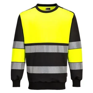 Varselsweatshirt PW376 Hi-Vi Klass 1 L