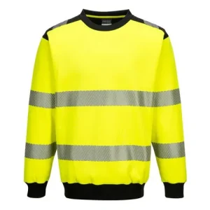 Varselsweatshirt PW379 Hi-Vis Kl 2/3 L