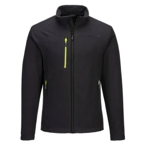 Fleecetröja text zip PW EV480 svart L