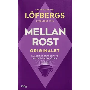 Kaffe LÖFBERGS Mellanrost brygg 450g
