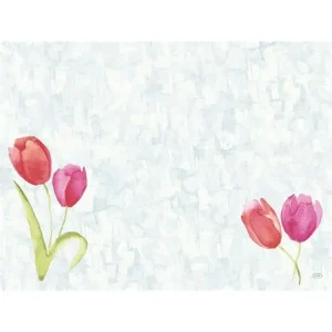 Tablett Tulips BIO DC 30X40cm 100/fp