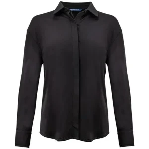 Stretchskjorta CB Hedley dam svart XS